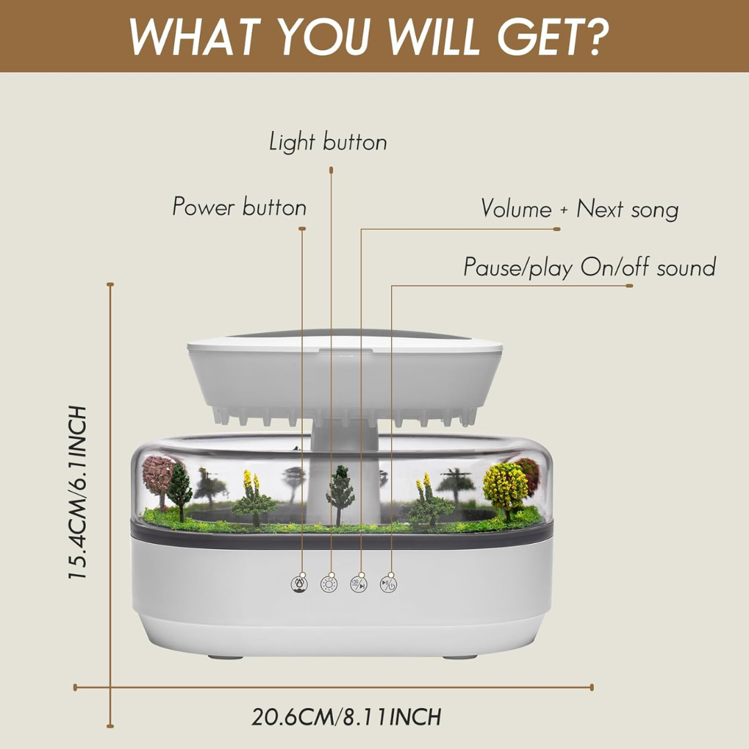 Humidificador con Sonido Ambiente