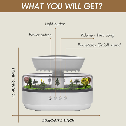 Humidificador con Sonido Ambiente